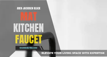 Aren Jacobsen Black Mat Kitchen Faucet: Sleek and Modern Design for Your Kitchen