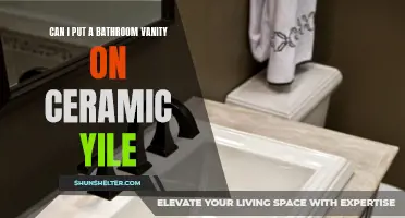 Enhancing Your Bathroom: Installing a Vanity on Ceramic Tile