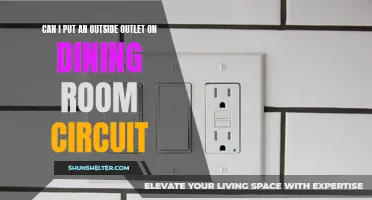 Adding an Outside Outlet: Is it Safe to Connect it to the Dining Room Circuit?