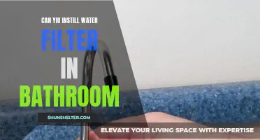 How to Install a Water Filter in Your Bathroom