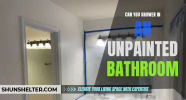 Is it Safe to Shower in an Unpainted Bathroom?