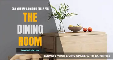 Exploring the Practicality and Style of Using a Folding Table for Your Dining Room
