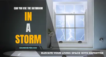 How to Safely Use the Bathroom During a Storm