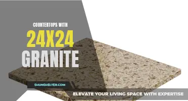 Exploring the Versatility of 24x24 Granite Countertops: A Timeless and Functional Addition to Your Space