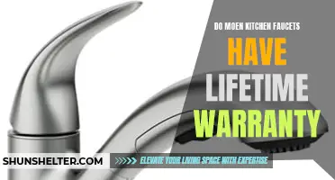 Do Moen Kitchen Faucets Offer a Lifetime Warranty for Peace of Mind?