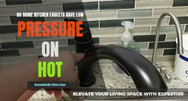 Why Some Kitchen Faucets Experience Low Pressure on Hot Water
