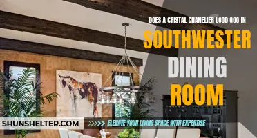 Why a Crystal Chandelier Adds Elegance to a Southwestern Dining Room