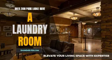 Is There a Laundry Room at Zion Park Lodge?