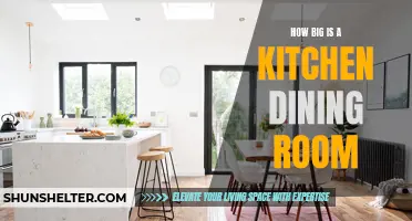 The Spacious Elegance of a Kitchen Dining Room: Exploring Size and Design