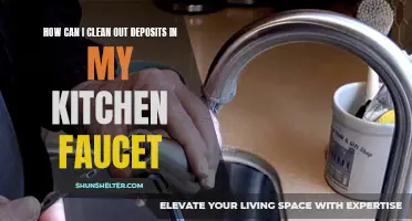 Effective Ways to Clean out Deposits in Your Kitchen Faucet