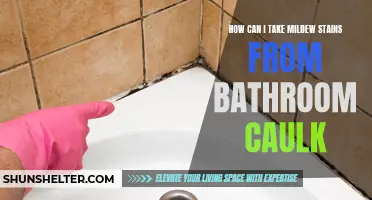 How to Remove Mildew Stains from Bathroom Caulk: Effective Tips and Techniques