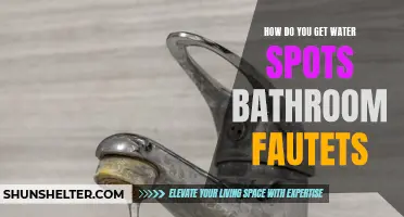 How to Remove Water Spots from Bathroom Faucets