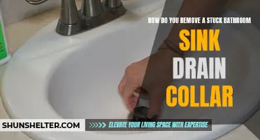 Effective Methods to Remove a Stuck Bathroom Sink Drain Collar