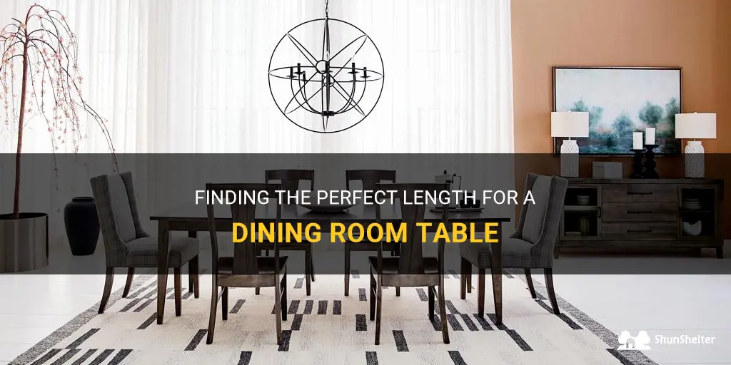 how long should a dining room table be