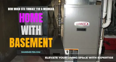 Choosing the Right BTU Furnace for Your Michigan Home with Basement