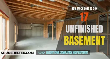 The Cost of Finishing a 36x17 Unfinished Basement