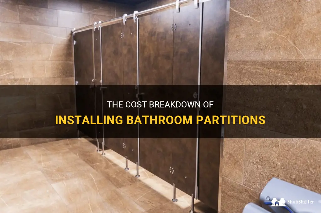 how much does it cost to install bathroom partitions