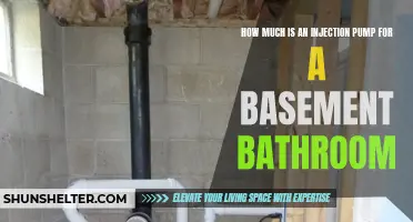 The Cost to Install an Injection Pump for a Basement Bathroom: Factors to Consider