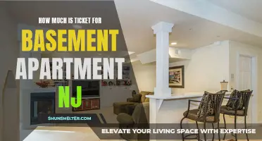 The Cost of a Ticket for a Basement Apartment in NJ