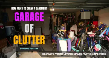 The Cost of Clearing Clutter in a Basement Garage