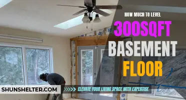 The Cost of Leveling a 300sqft Basement Floor