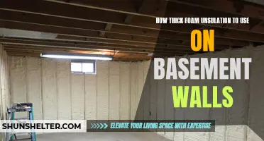 Choosing the Right Thickness of Foam Insulation for Basement Walls