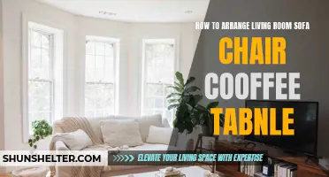 Create the Perfect Arrangement for Your Living Room Sofa, Chair, and Coffee Table