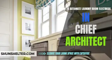 How to Automate Laundry Room Electrical in Chief Architect: A Step-by-Step Guide