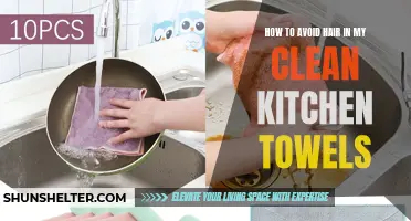 How to Keep Hair Off Your Clean Kitchen Towels
