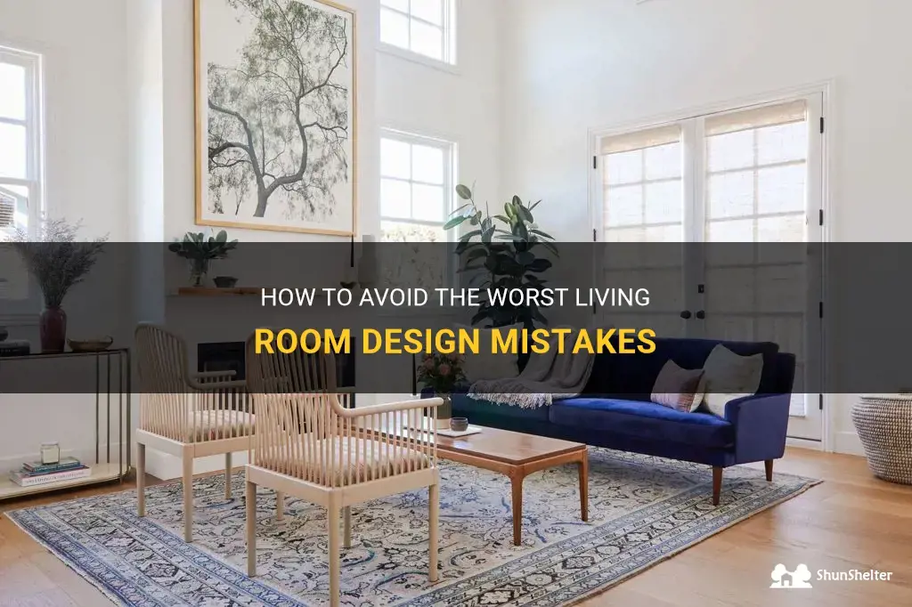 How To Avoid The Worst Living Room Design Mistakes | ShunShelter