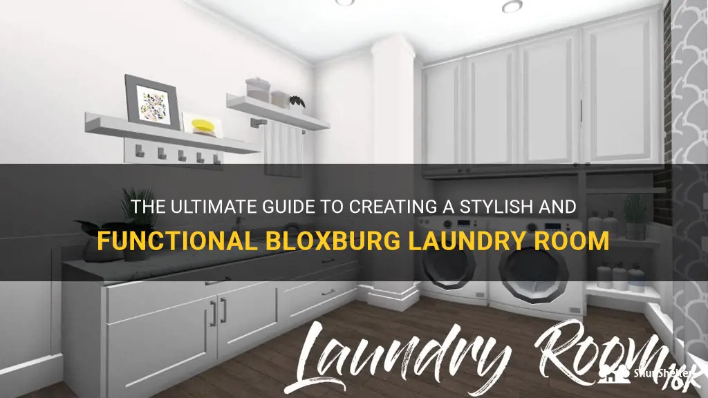 how to build a bloxburg laundry room