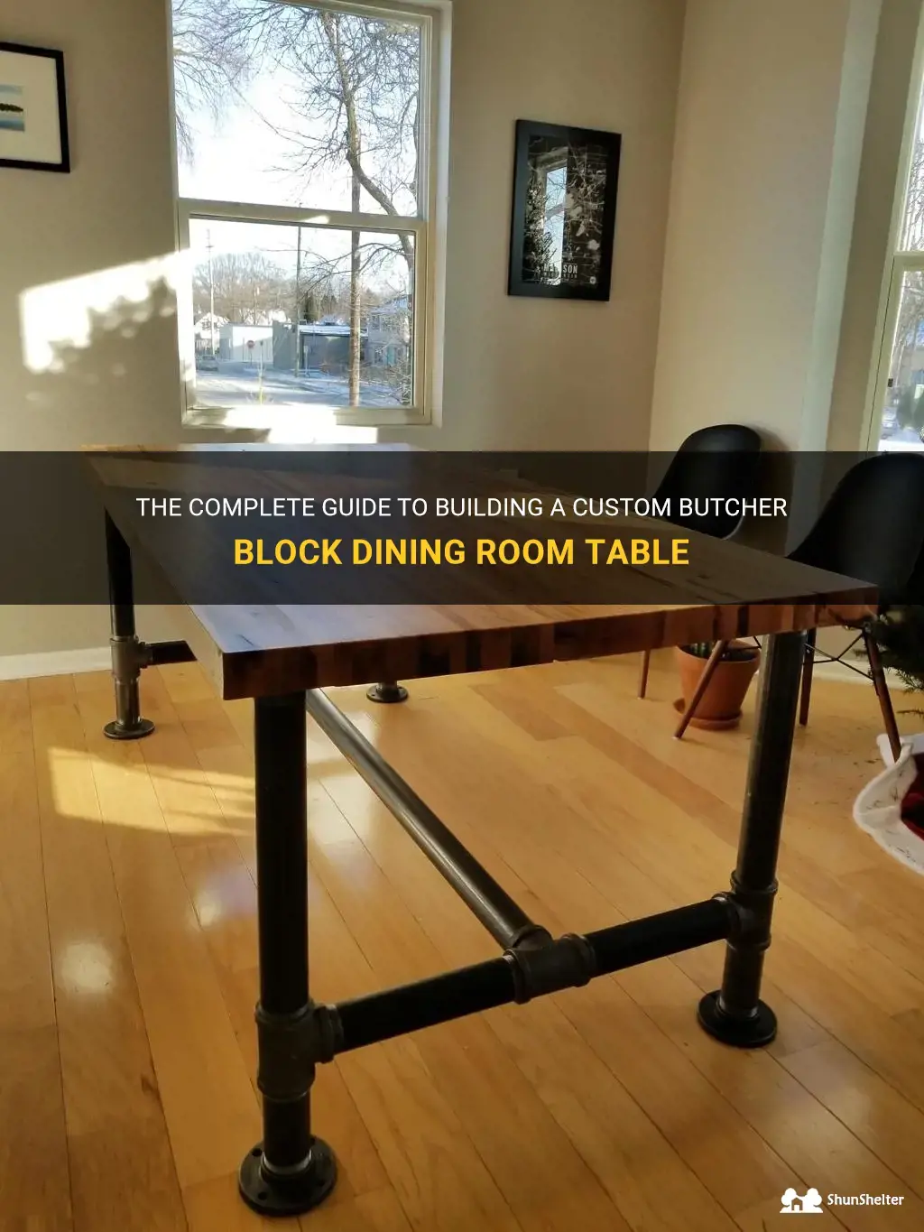 how to build a butcher block dining room table