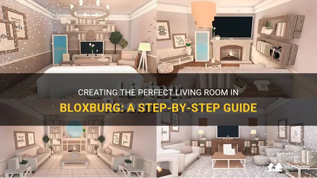 how to build a living room in bloxburg