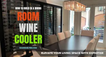 Creating an Attractive Dining Room with a Built-in Wine Cooler