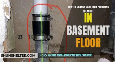 How to Replace a Cast Iron Plumbing Cleanout in Your Basement Floor