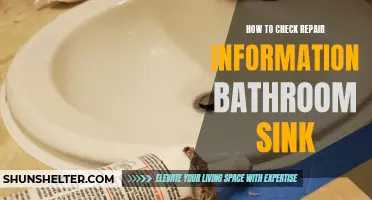 The Ultimate Guide to Checking Repair Information for Your Bathroom Sink