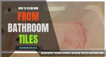 Effective Ways to Remove Hair From Bathroom Tiles
