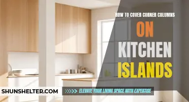How to Conceal Corner Columns on Kitchen Islands