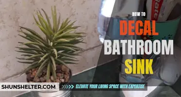 Revamp Your Bathroom - A Step-by-Step Guide to Applying Decals on Your Sink