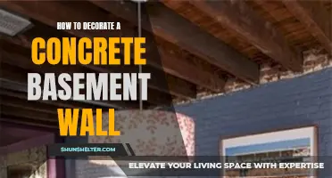 Transform Your Concrete Basement Wall into a Stylish Showcase: Tips for Decorating