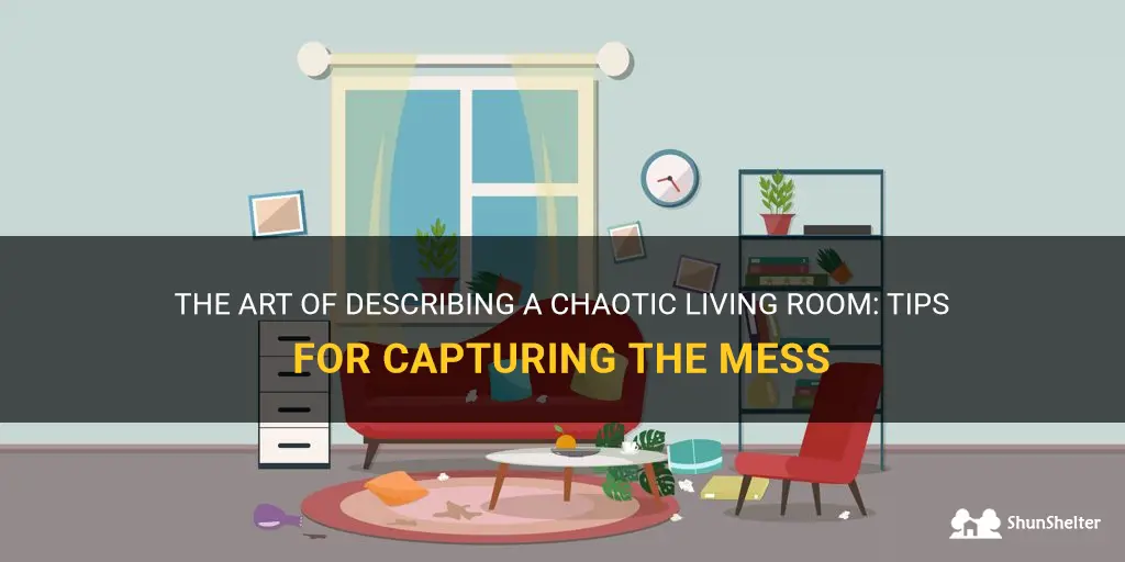 how to describe a messy living room