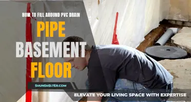 Tips for Filling Around a PVC Drain Pipe in Your Basement Floor