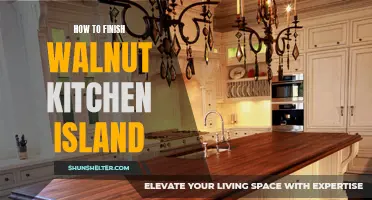 How to Achieve a Beautiful Finish on Your Walnut Kitchen Island