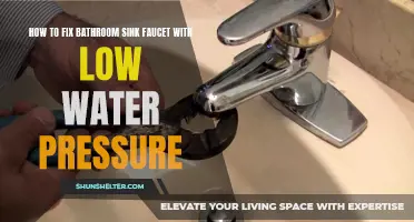 Troubleshooting Tips for Restoring Water Pressure in Your Bathroom Sink Faucet