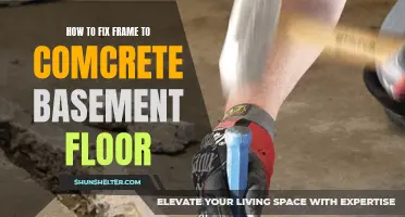How to Properly Attach a Frame to a Concrete Basement Floor