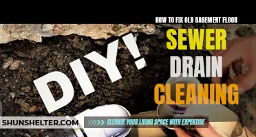 Fixing an Old Basement Floor Sewer Drain Cleaning: Tips and Tricks