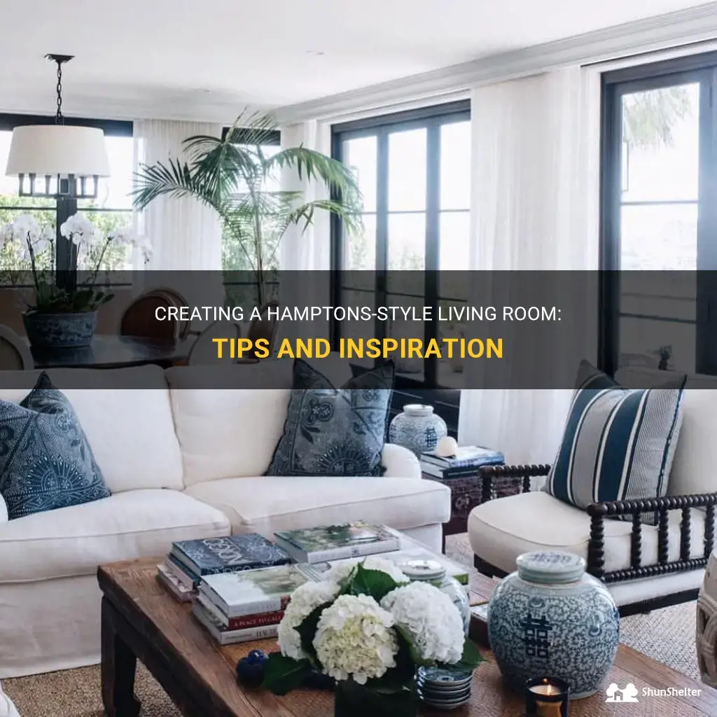 how to get a hamptons-style living room