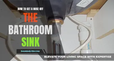 Removing a Stuck Hose from Your Bathroom Sink Made Easy