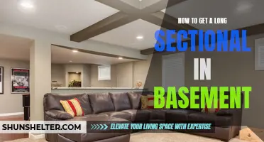 How to Arrange a Long Sectional in Your Basement
