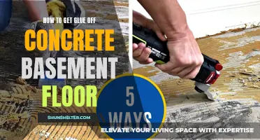 Removing Glue from a Concrete Basement Floor: A Step-by-Step Guide